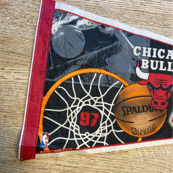 Chicago Bulls Championship Pennant, 1997 - Picture 3 of 8